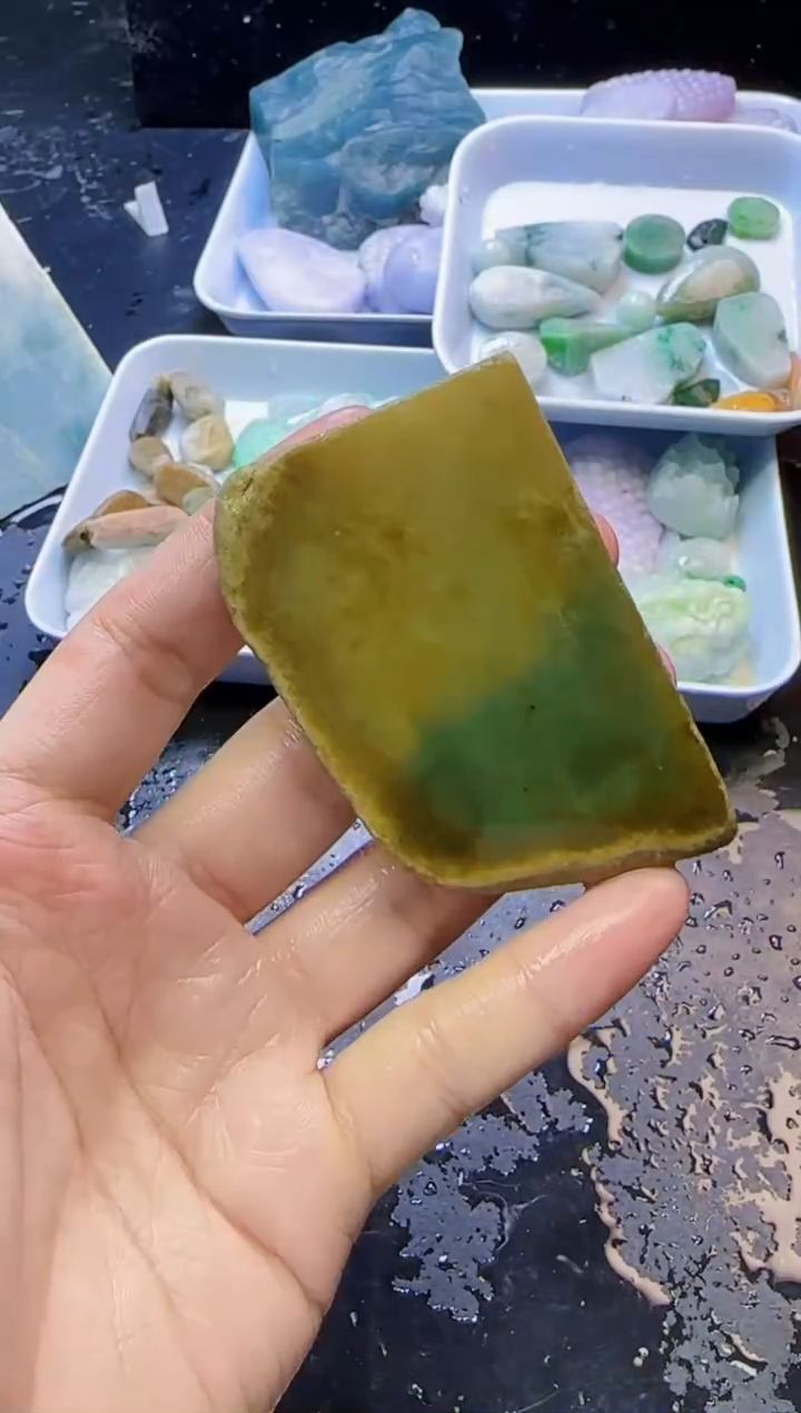 颈饰未镶嵌翡翠039天然A货翡翠