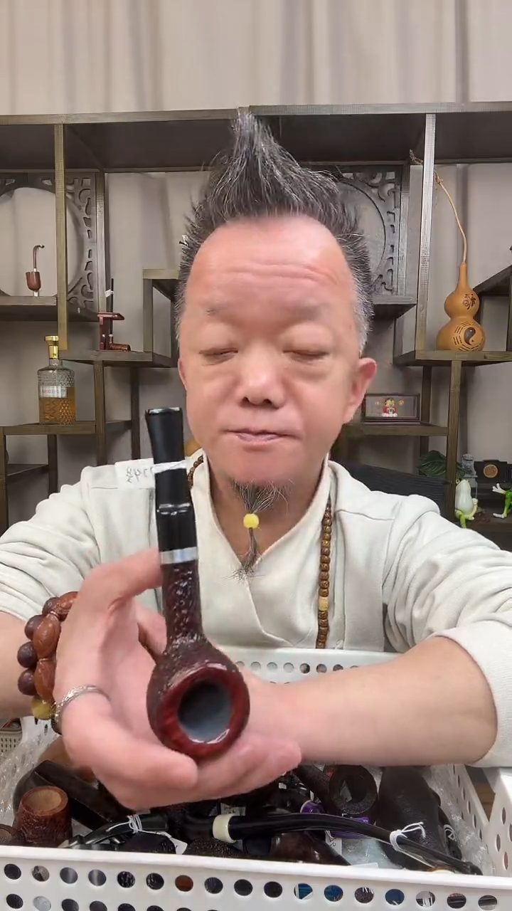 纯手工石楠木烟斗