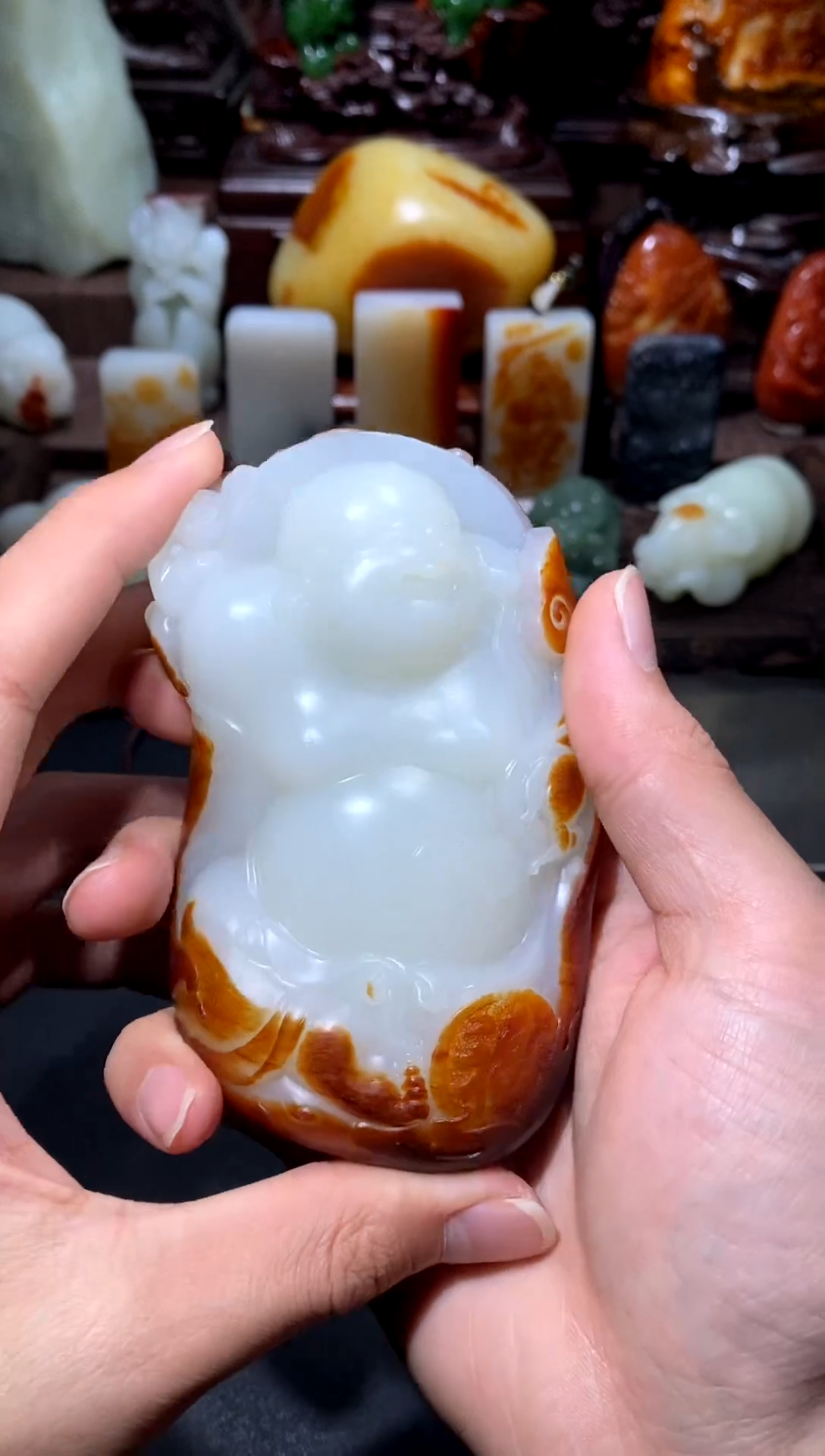 未镶嵌和田玉挂件胡***菜v重新补发的给