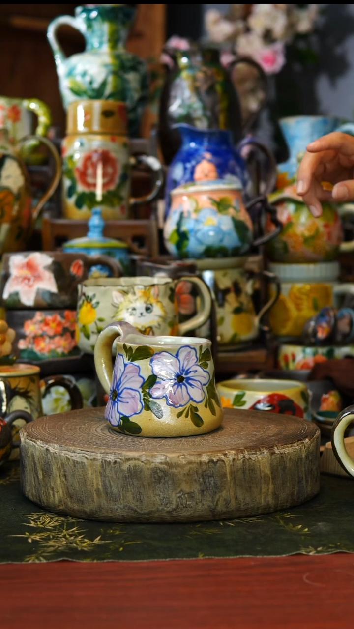 陶瓷34景德镇手工手绘釉下彩陶瓷