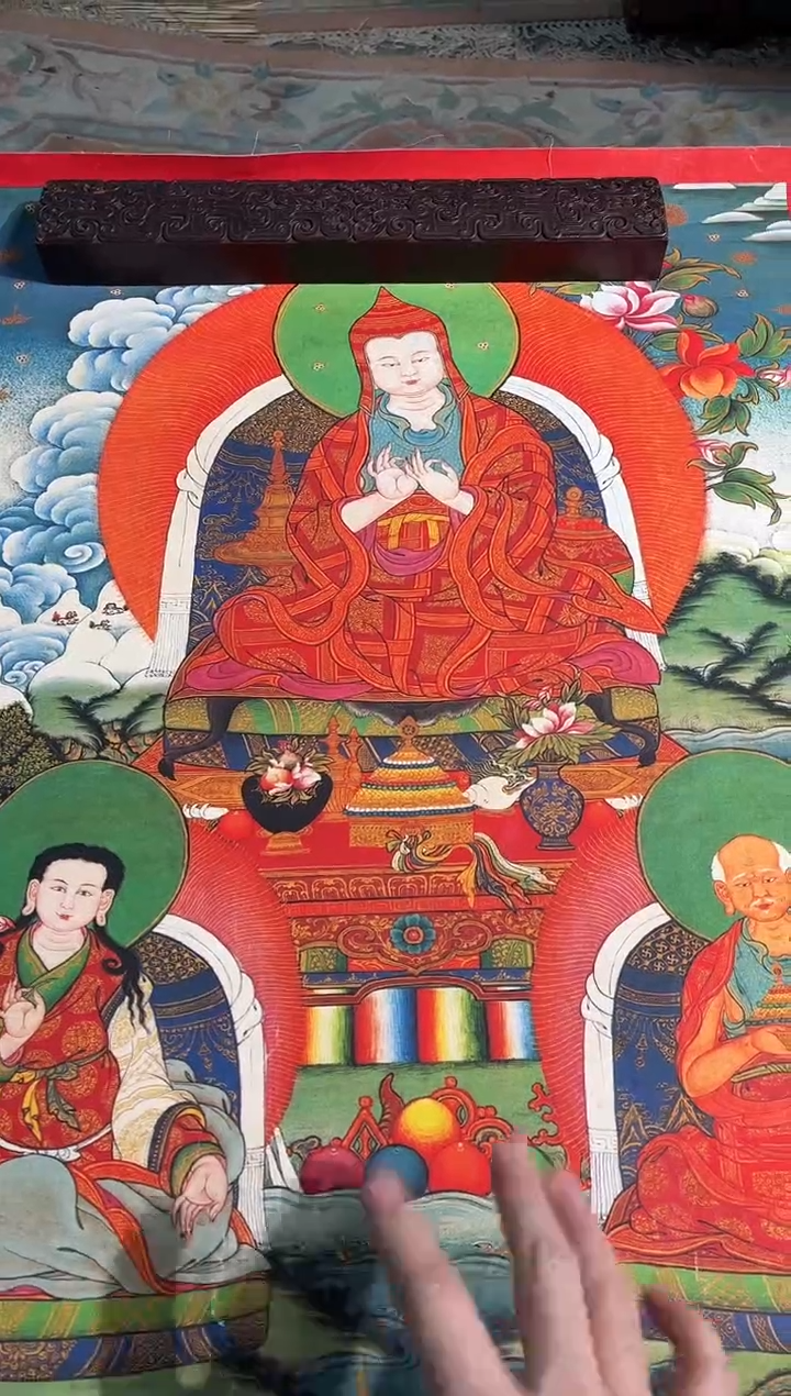 卷轴画卷轴画天天的唐卡tk16