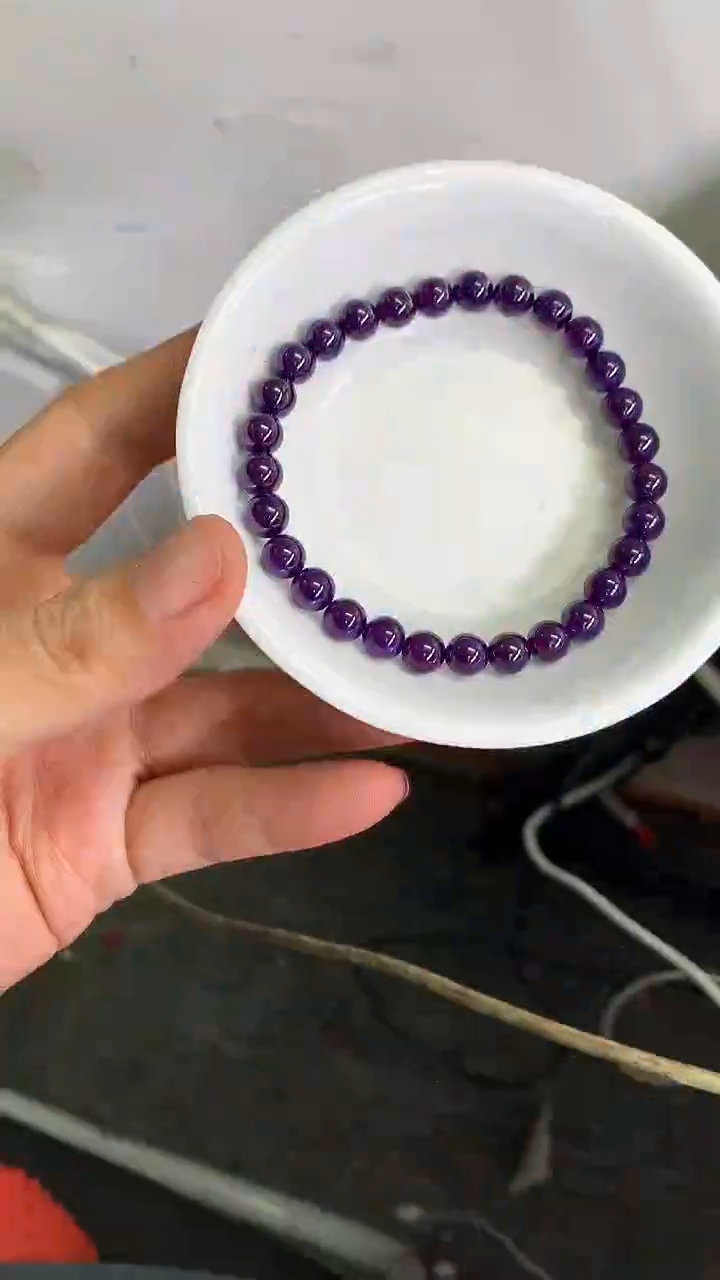 未镶嵌散珠红宝石E61 紫宝石6mm2个7.8元