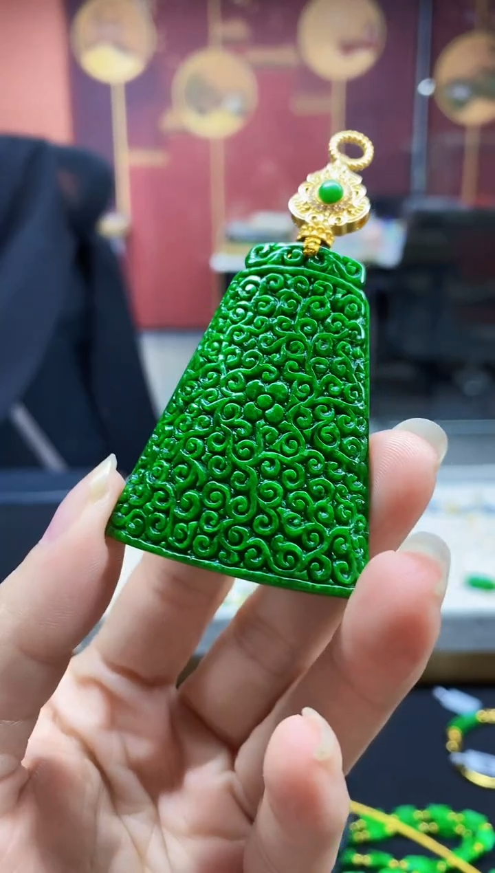 颈饰未镶嵌翡翠翡翠吊坠