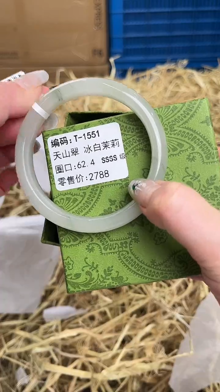 未镶嵌手镯石英质玉T-1551
