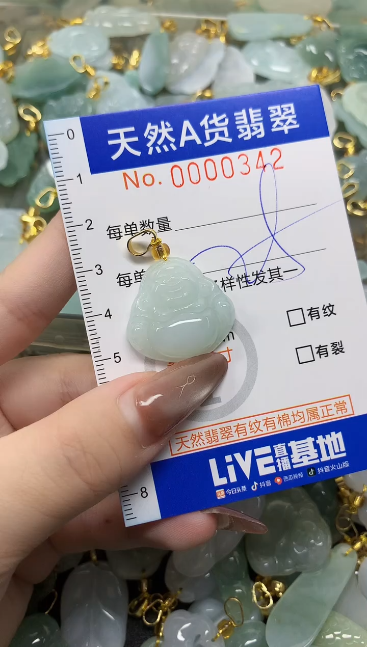 翡翠未镶嵌颈饰天然A货翡翠