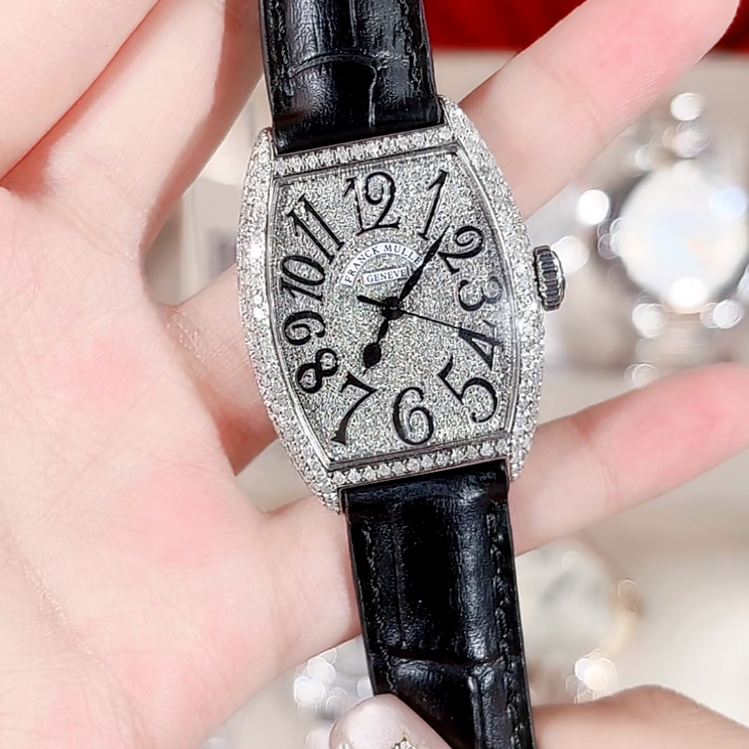 99新 Franck Muller/法兰克穆勒 7500后钻机械腕表/WHT022954