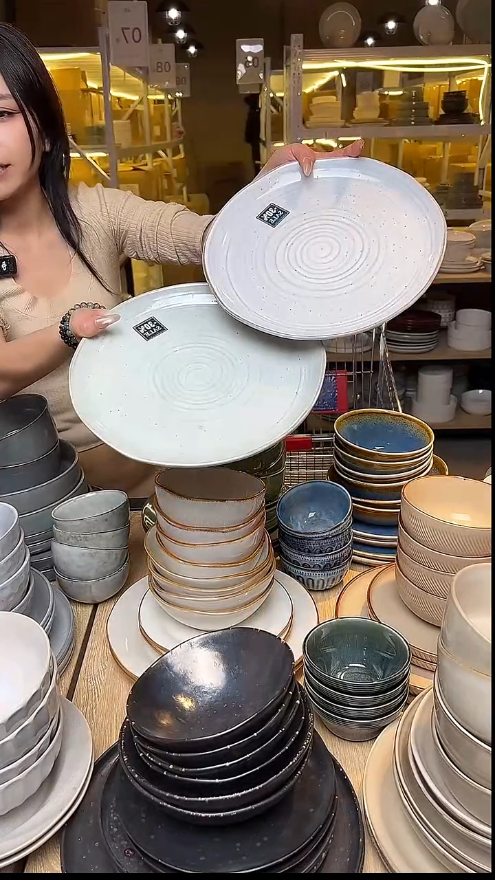 瓷194外贸尾货窑变釉下彩默外微瑕