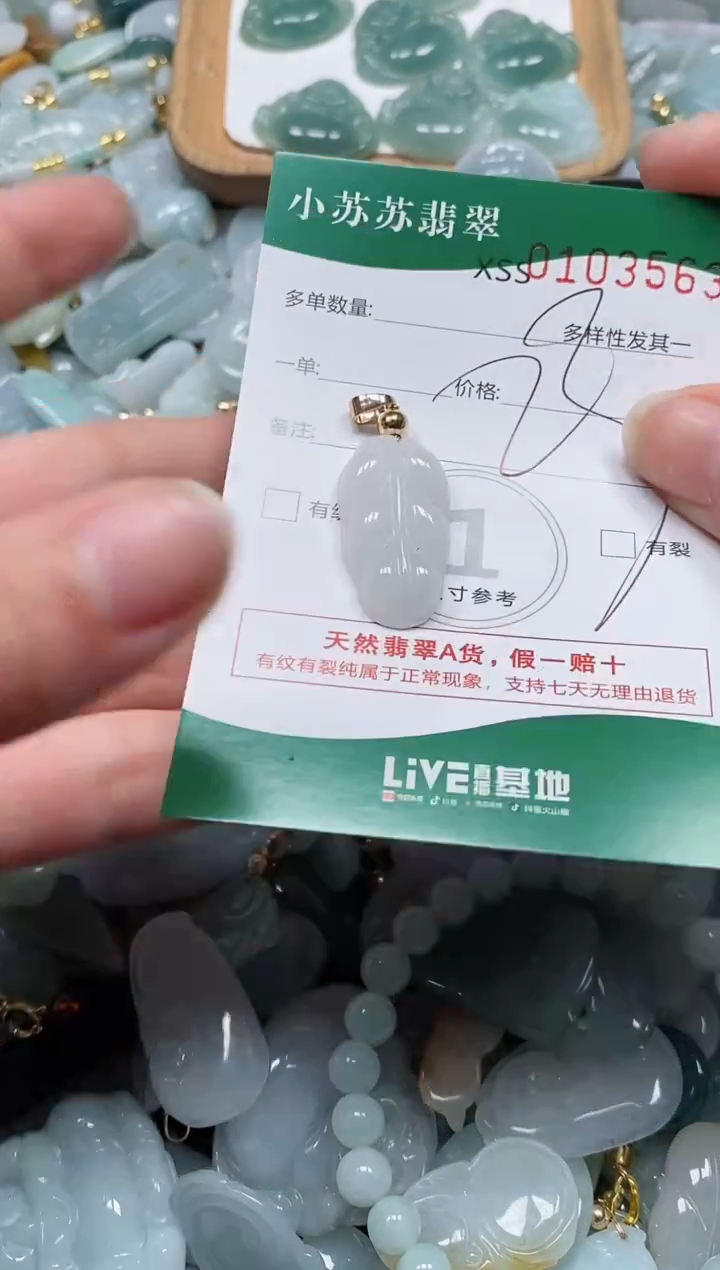 【闪购商品】翡翠颈饰未镶嵌闪购商品0103563