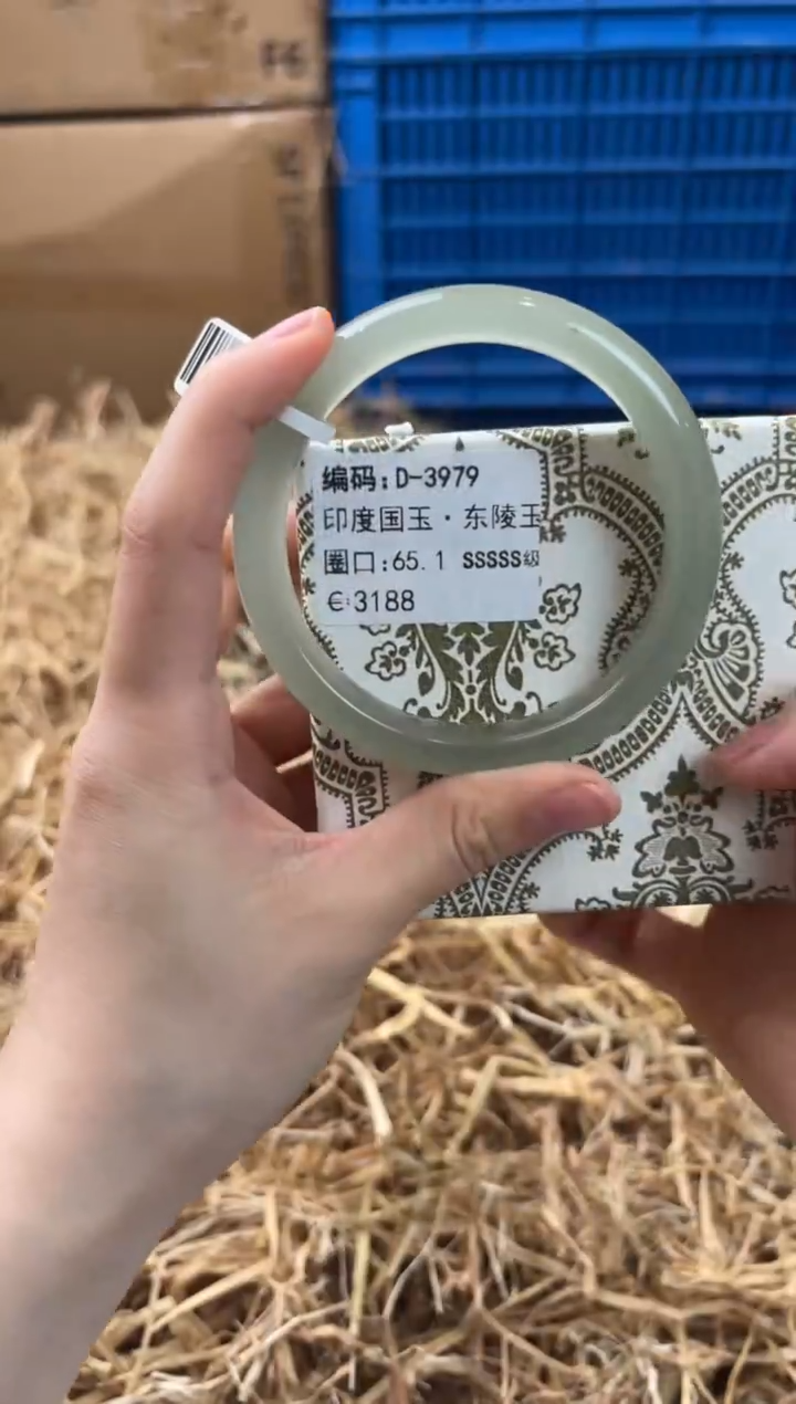 未镶嵌手镯石英质玉D-3979