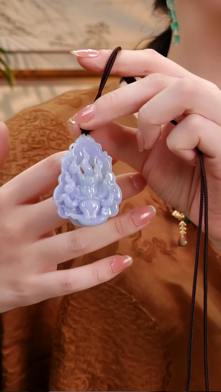 颈饰未镶嵌翡翠国风