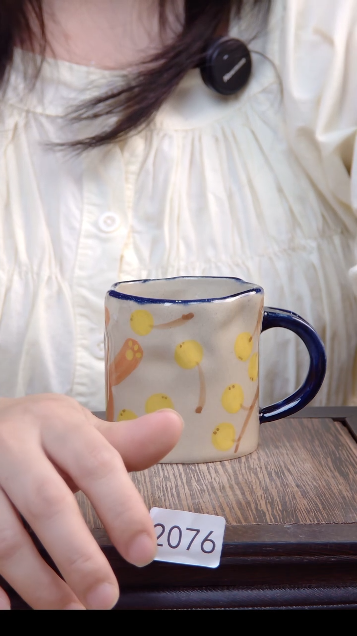 杯子景德镇手工陶瓷杯子2076