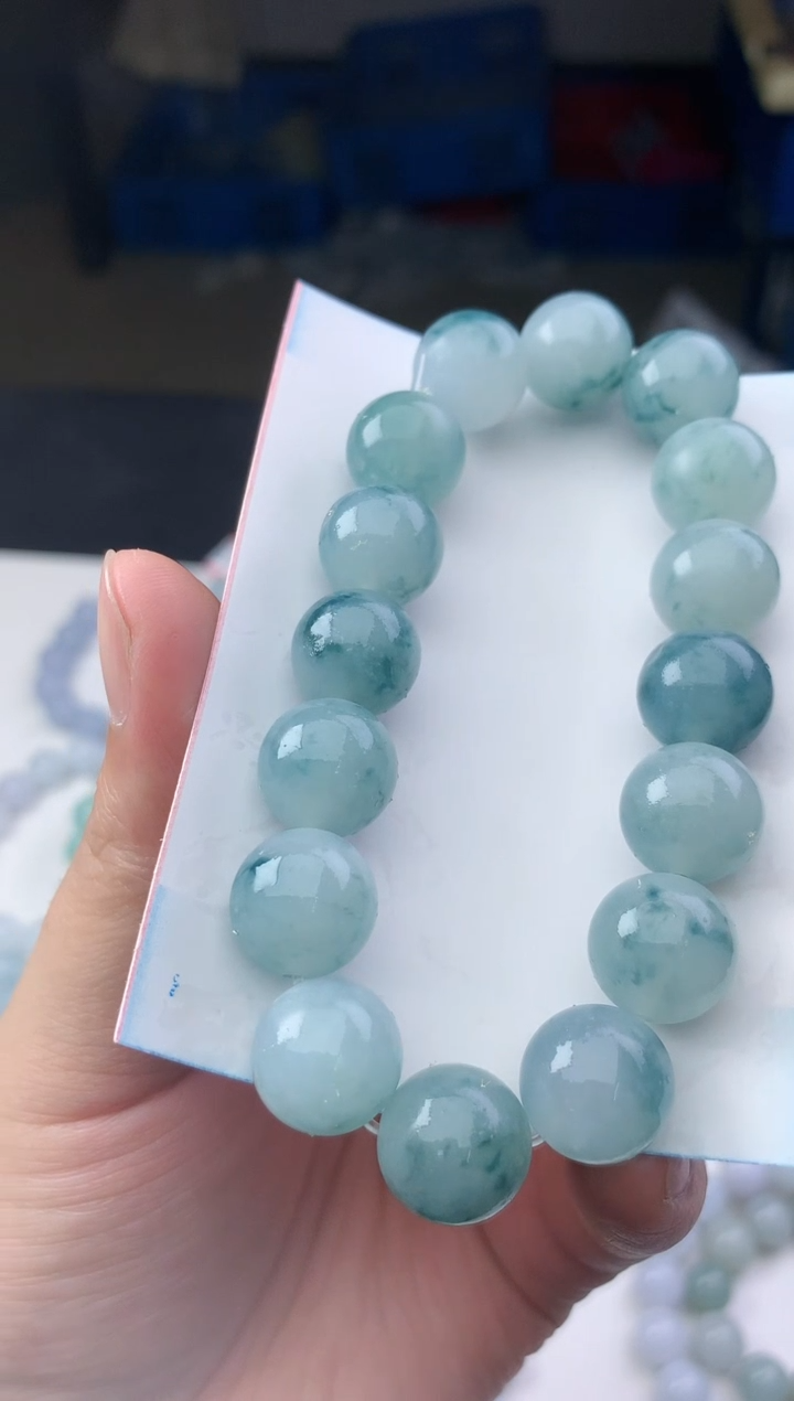 【闪购商品】定制翡翠未镶嵌珠子13