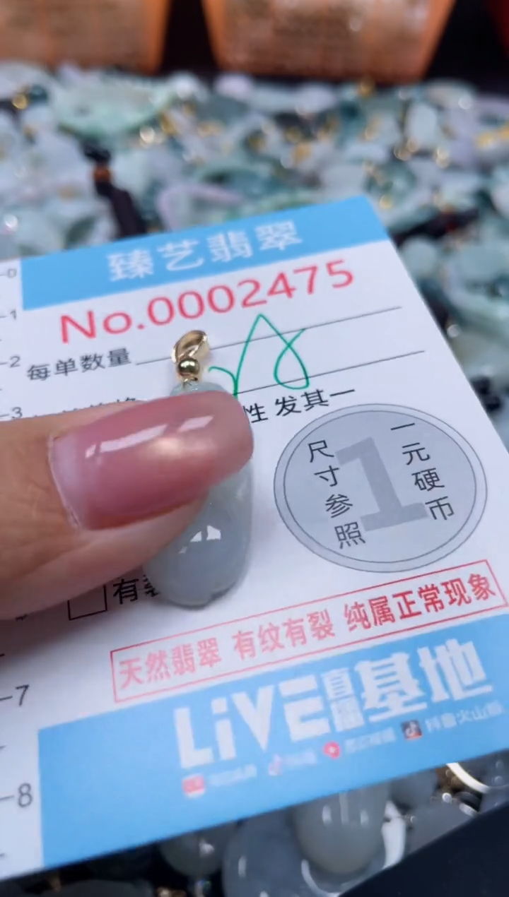 颈饰未镶嵌翡翠2475