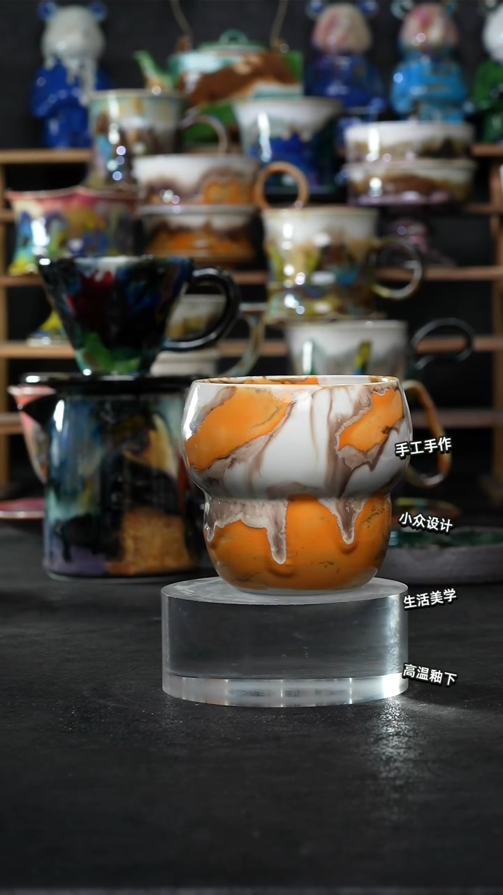 设计师款景德镇森涩手创陶瓷（食品级）902