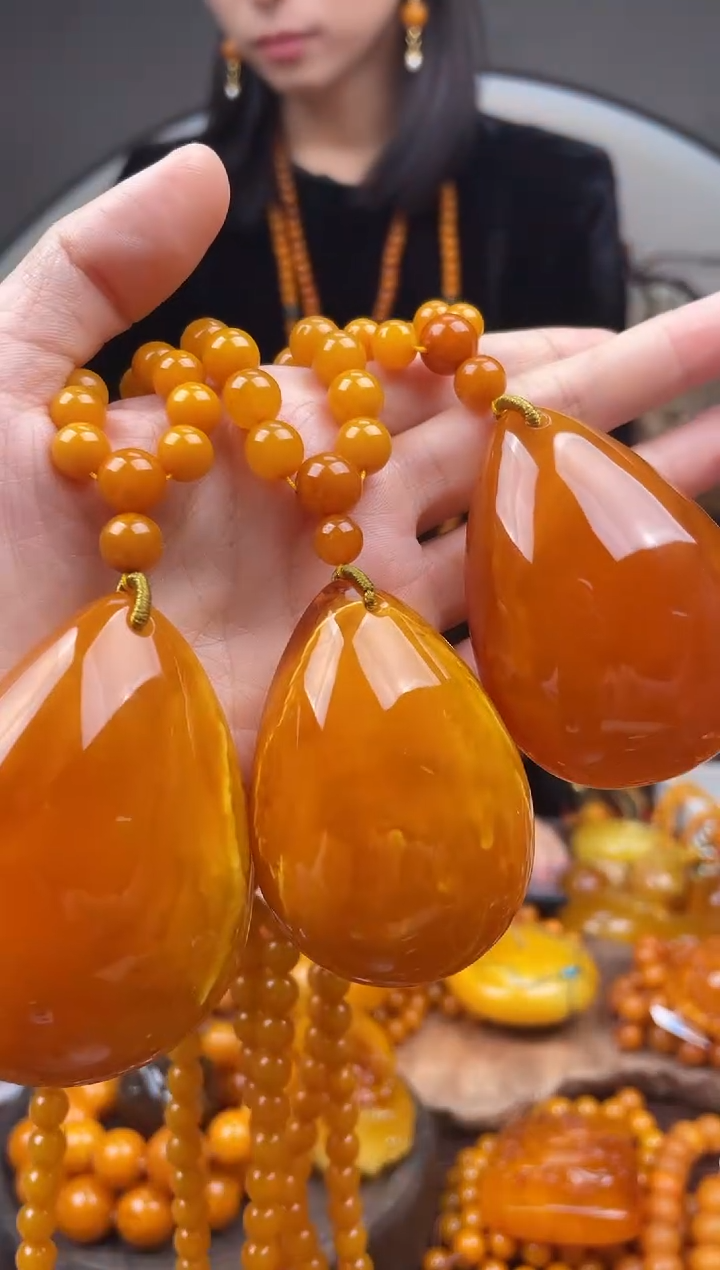 未镶嵌琥珀裸石首饰 假1赔4 （多样性发货1件