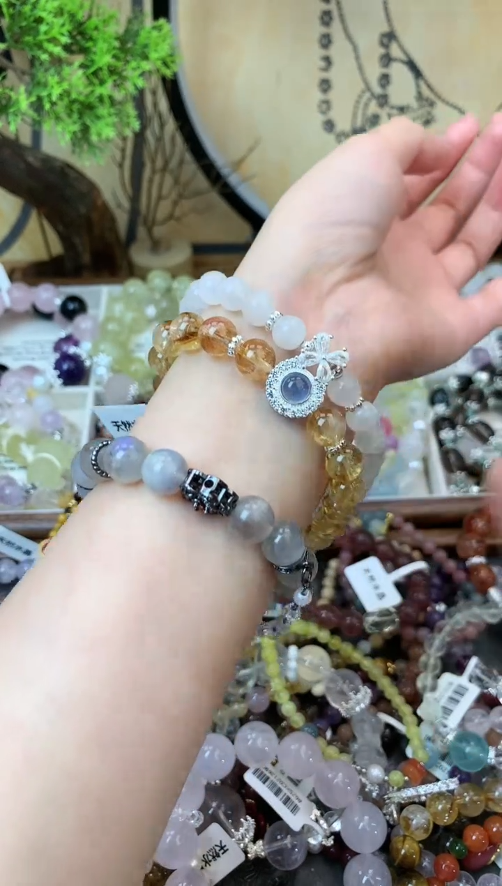 【闪购商品】黄晶手链未镶嵌518手串