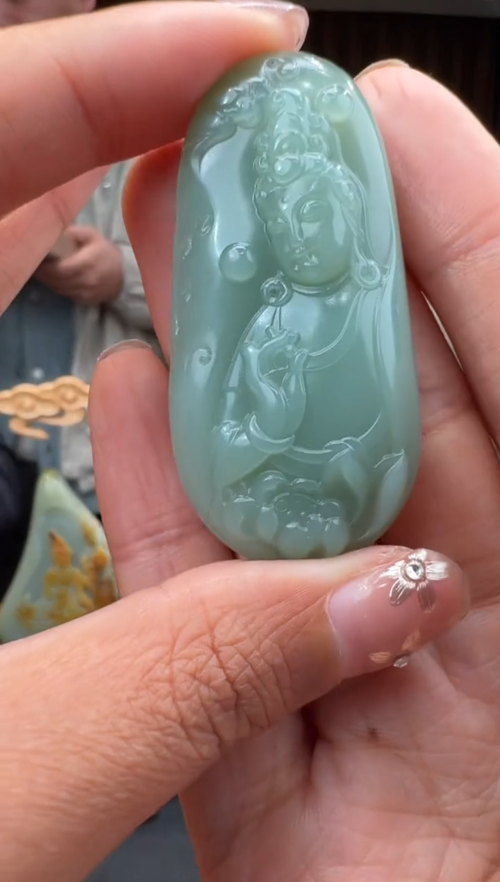 【闪购商品】和田玉107未镶嵌2.3无忌多样性发货