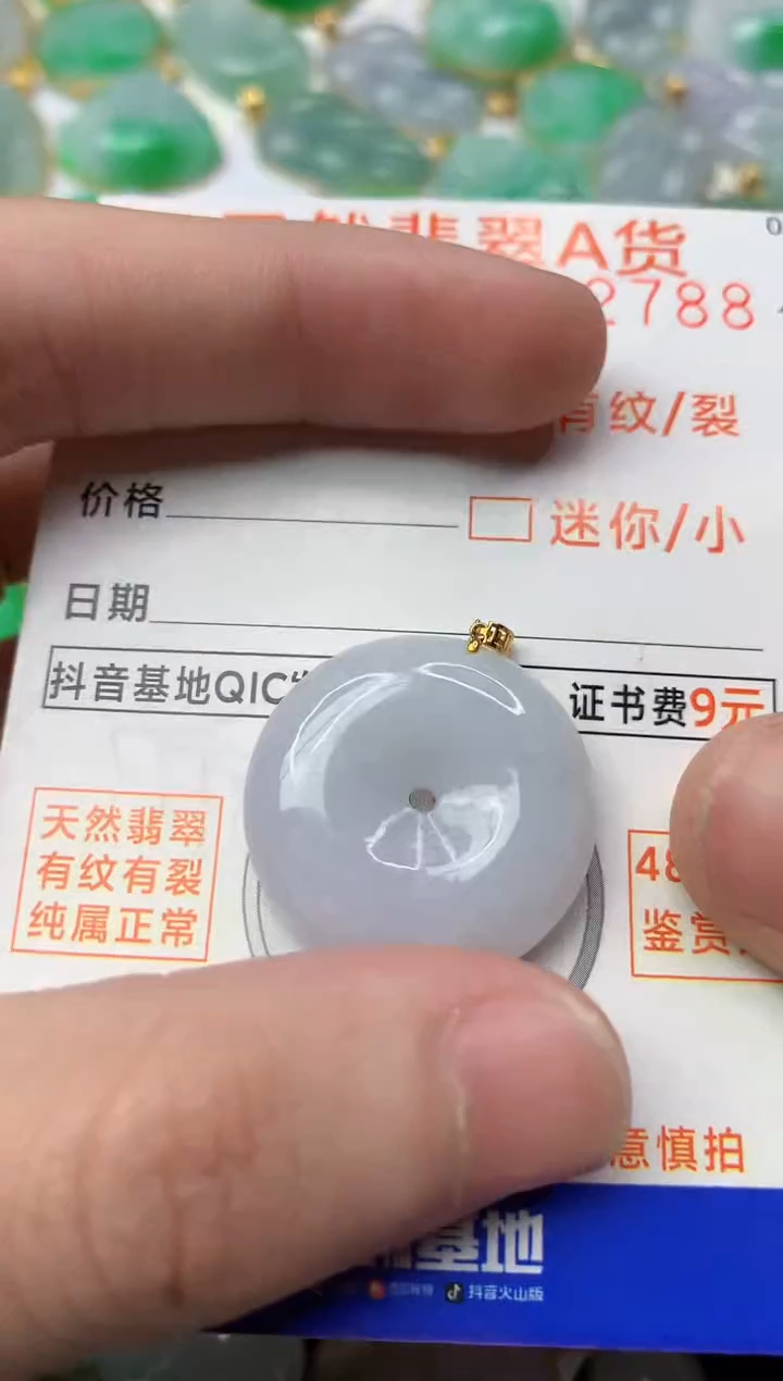 【闪购商品】翡翠颈饰18K金镶嵌5..........