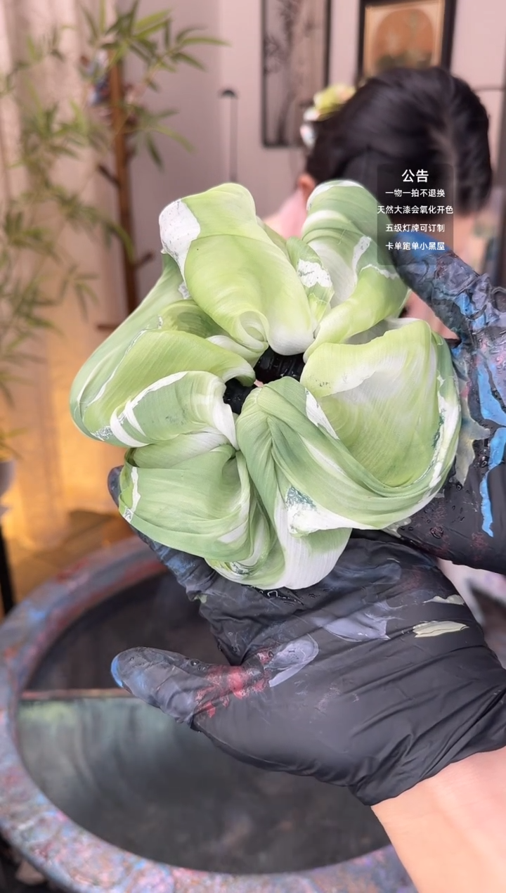 57 素茶 大贝壳发圈