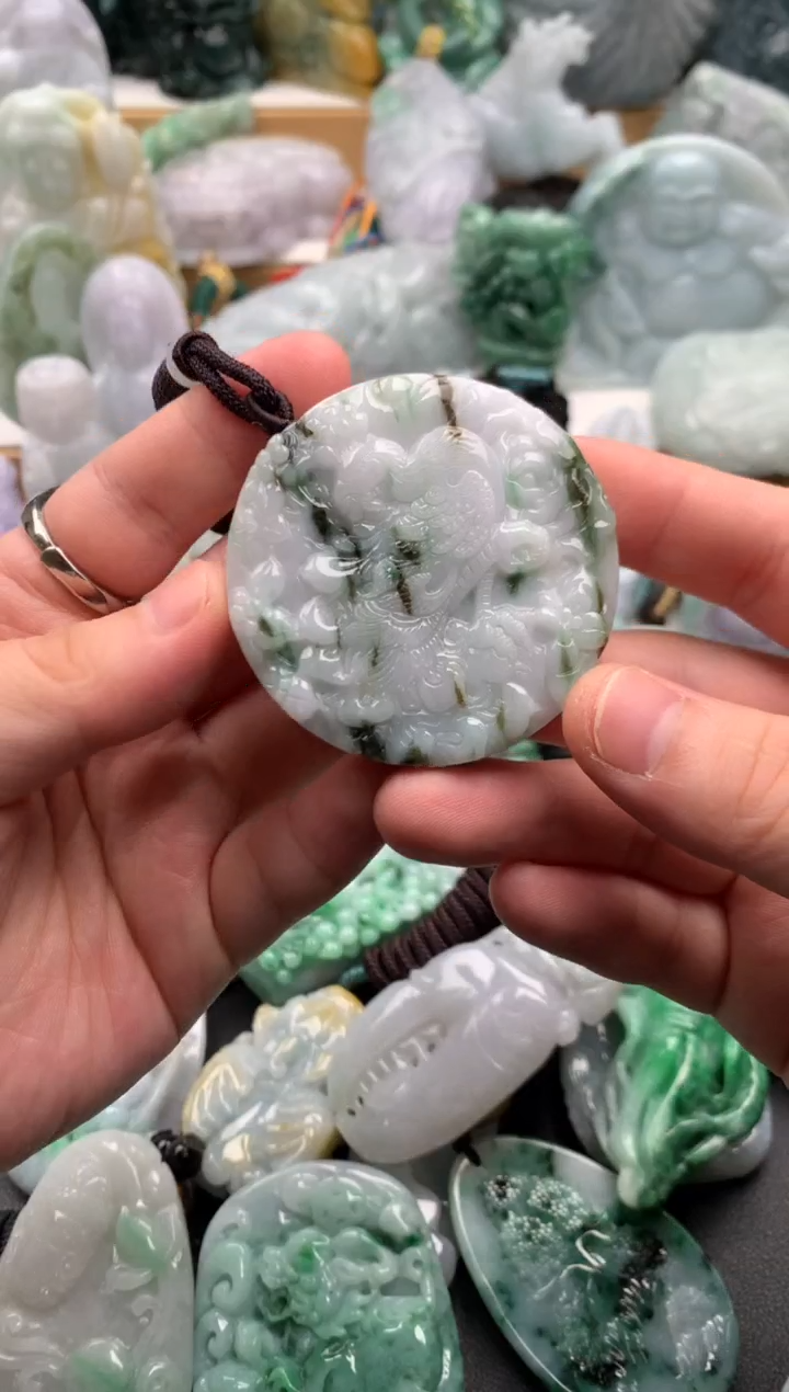 吊坠(不含链)未镶嵌翡翠1