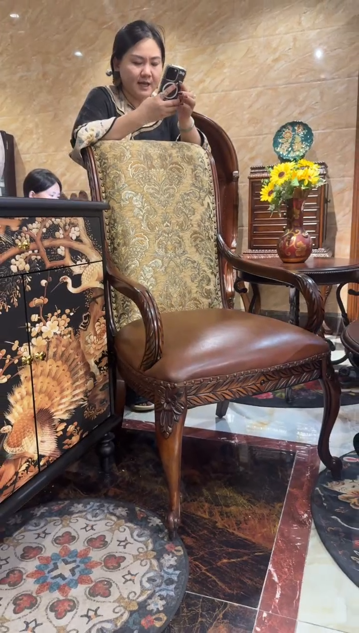 休闲椅雕刻扶手椅书椅