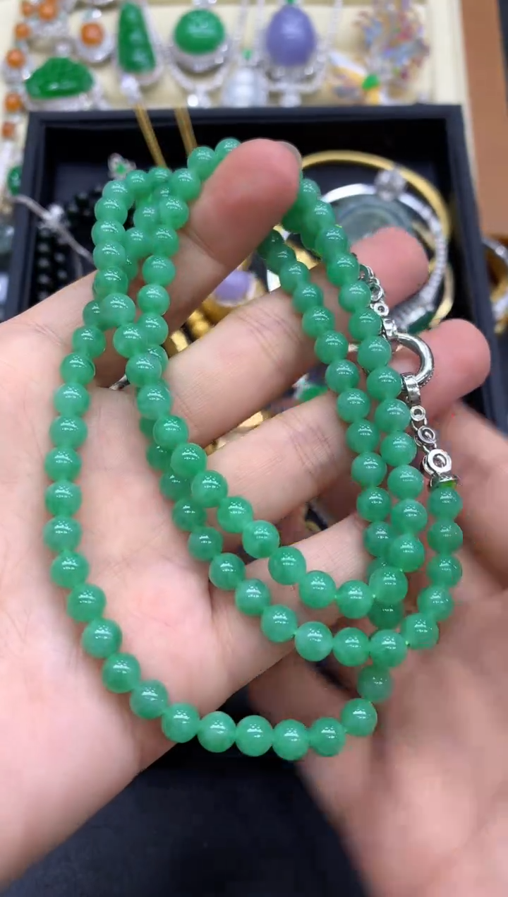 颈饰未镶嵌翡翠778-中国好珍宝