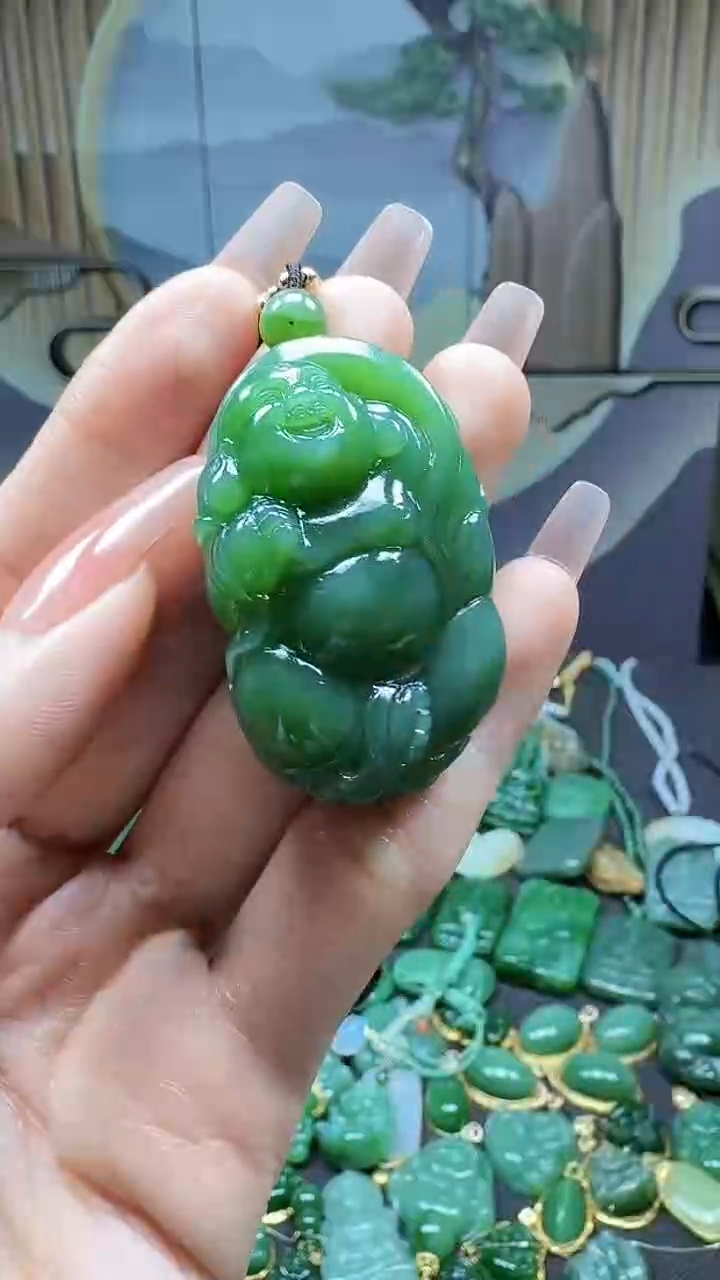 【闪购商品】和田玉挂件未镶嵌1