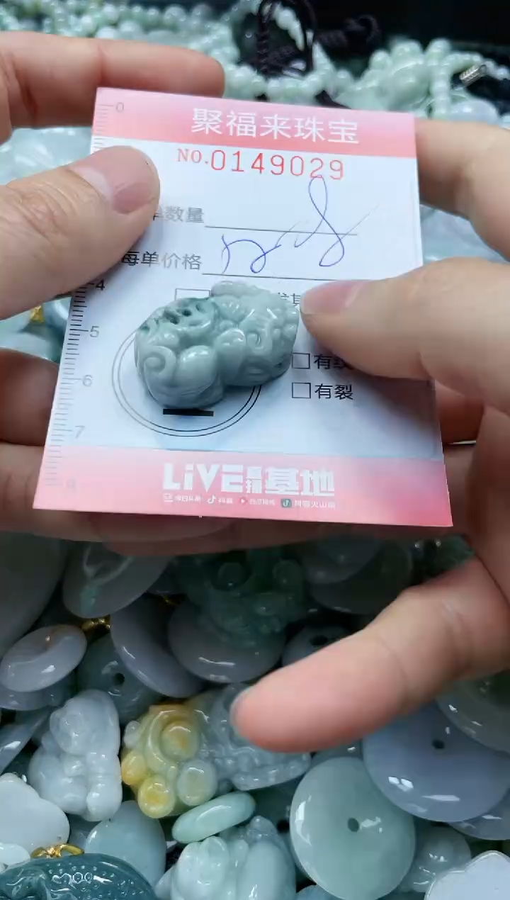 翡翠未镶嵌颈饰闪购0149029