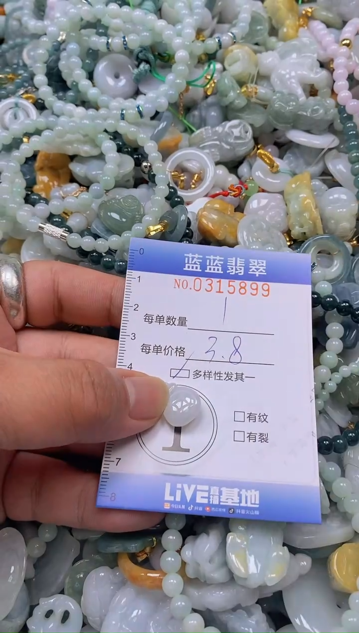 翡翠未镶嵌颈饰闪购0315899多样性发其一