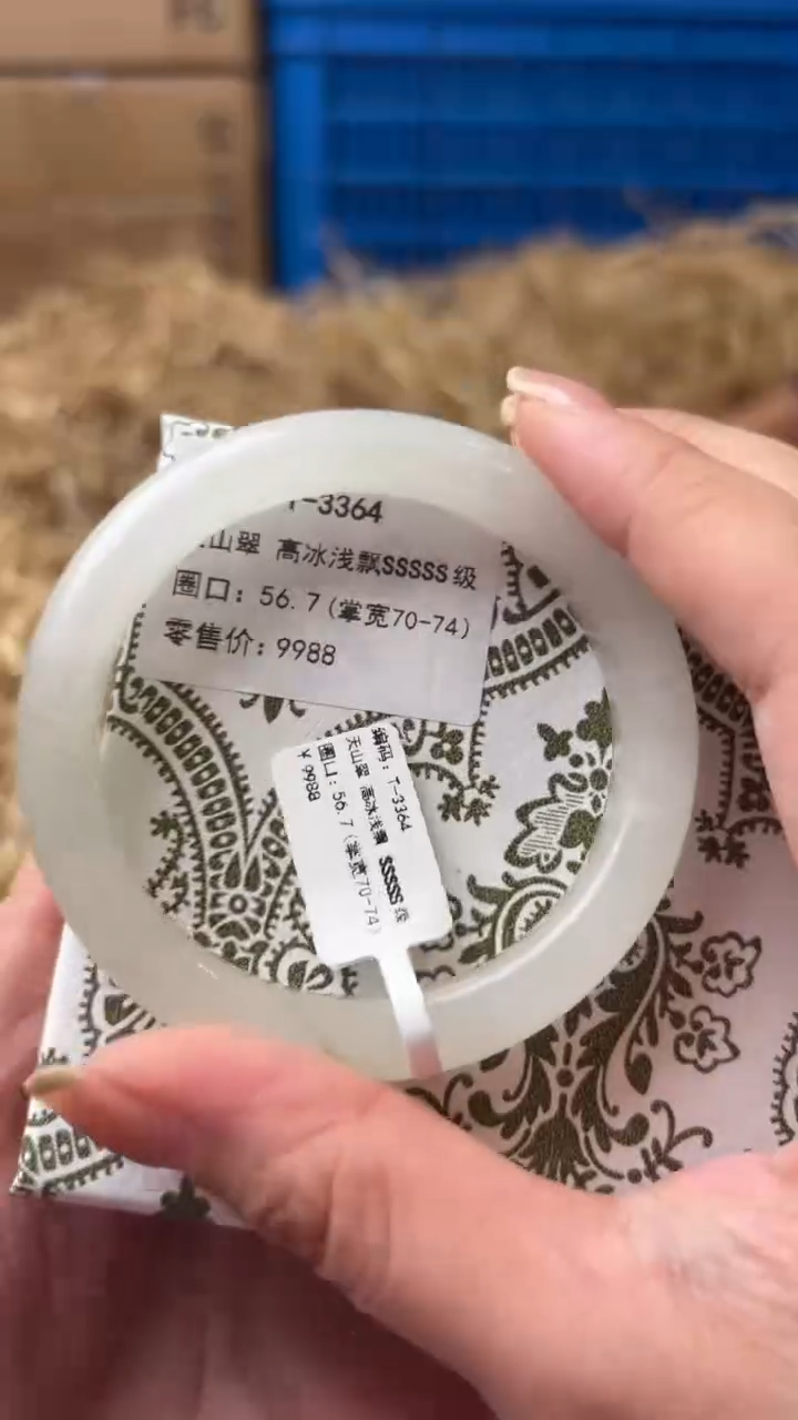 未镶嵌手镯石英质玉T-3364