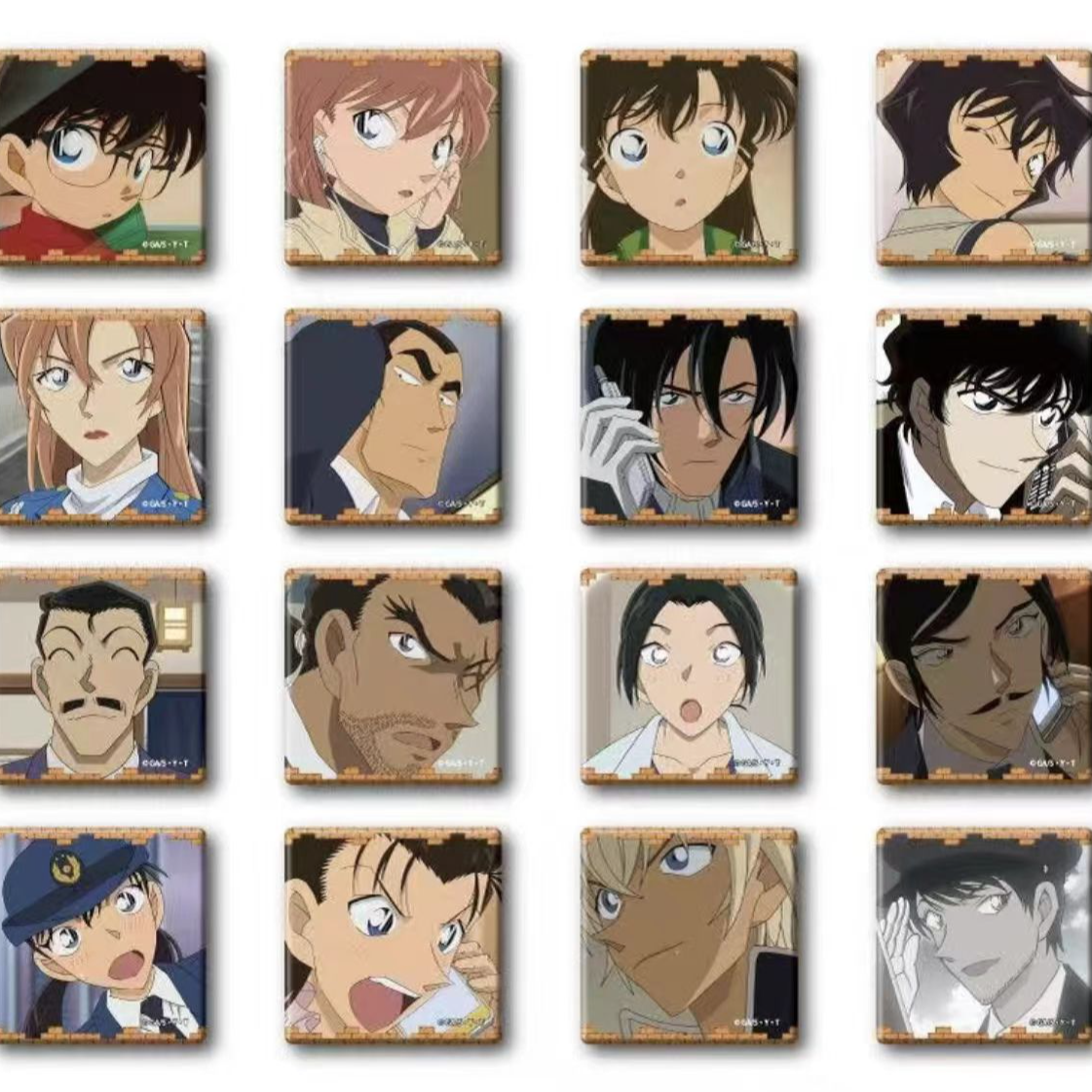 【斗斗】名侦探柯南 land方1/2/3/4/5弹吧唧 游戏吧唧挂件冰箱贴