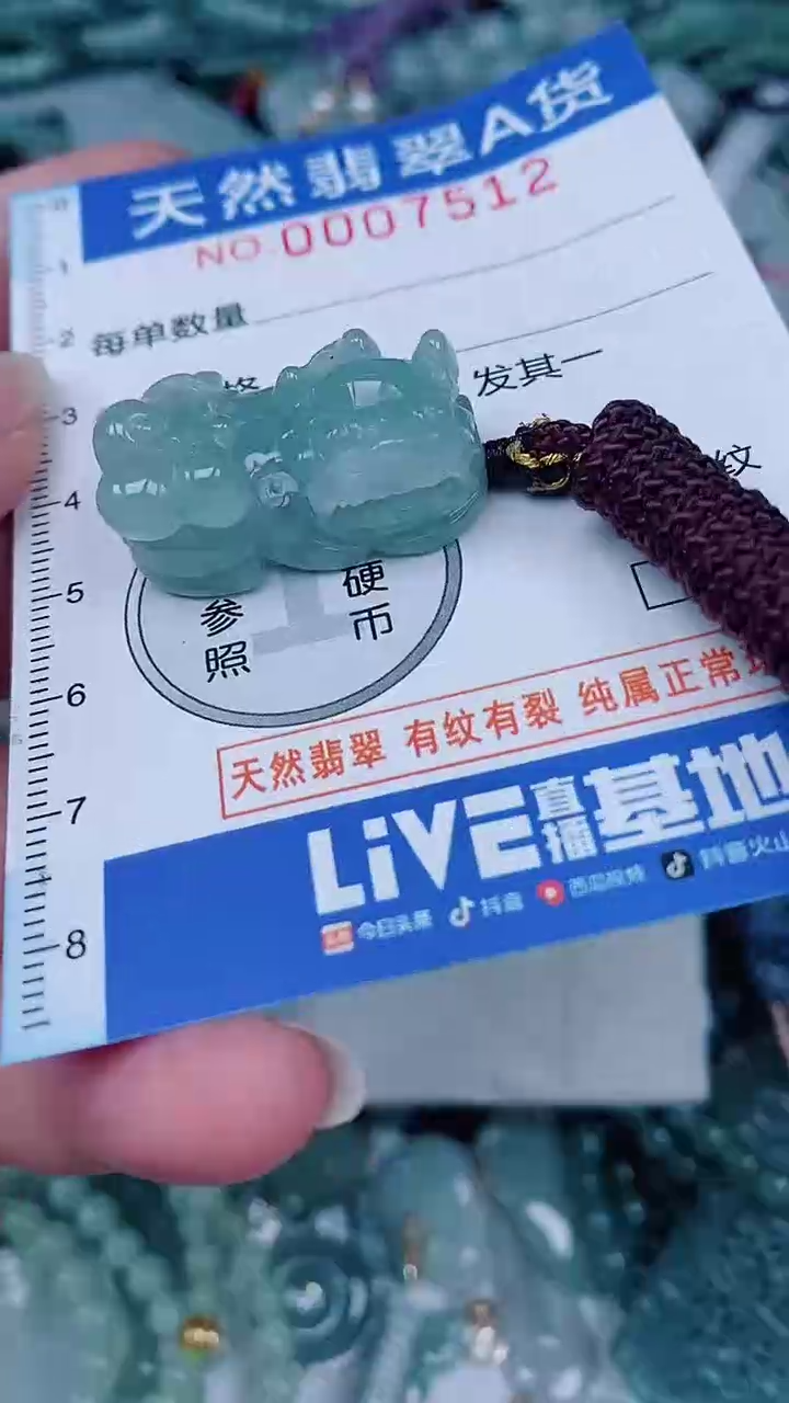 翡翠未镶嵌颈饰00007512