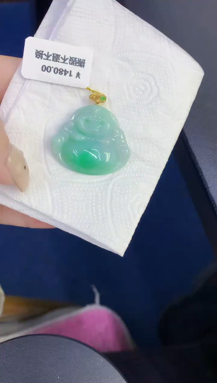 颈饰未镶嵌翡翠缅甸天然翡翠A货