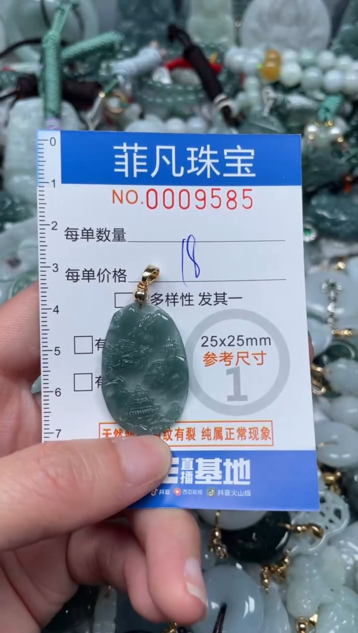【闪购商品】翡翠颈饰未镶嵌00..9585