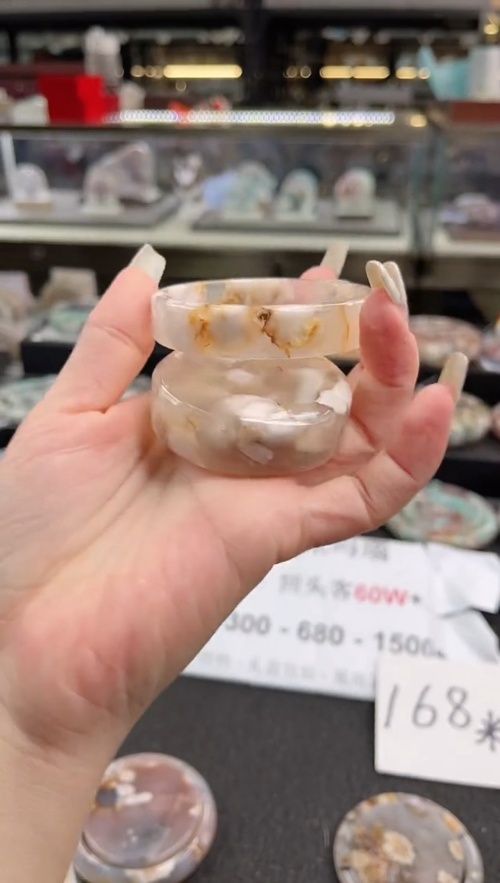 未镶嵌手镯石英质玉54圈口（赠品镯心）1354829