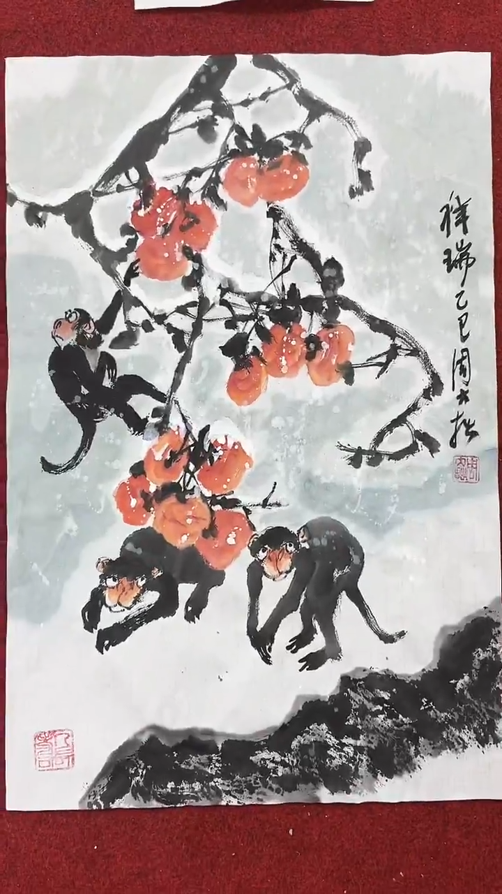 国画周大拙/国画/花鸟