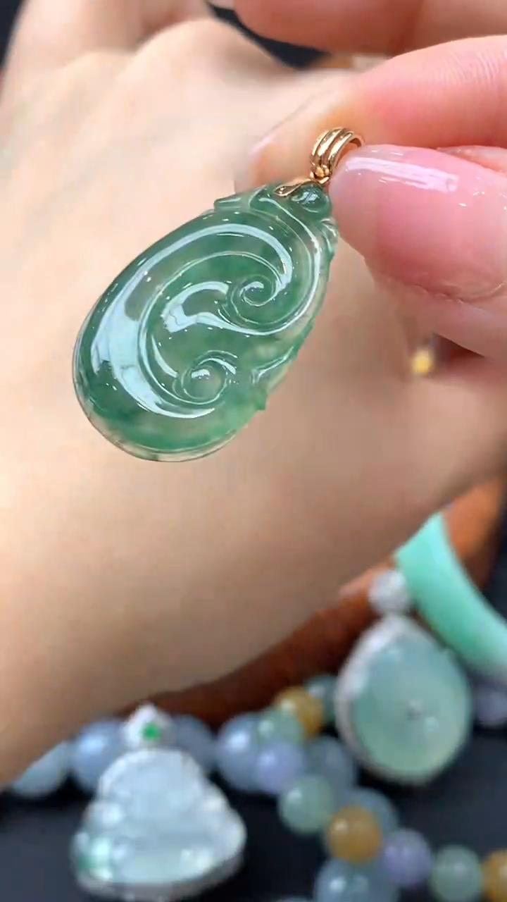 【闪购商品】翡翠颈饰未镶嵌233-天然翡翠