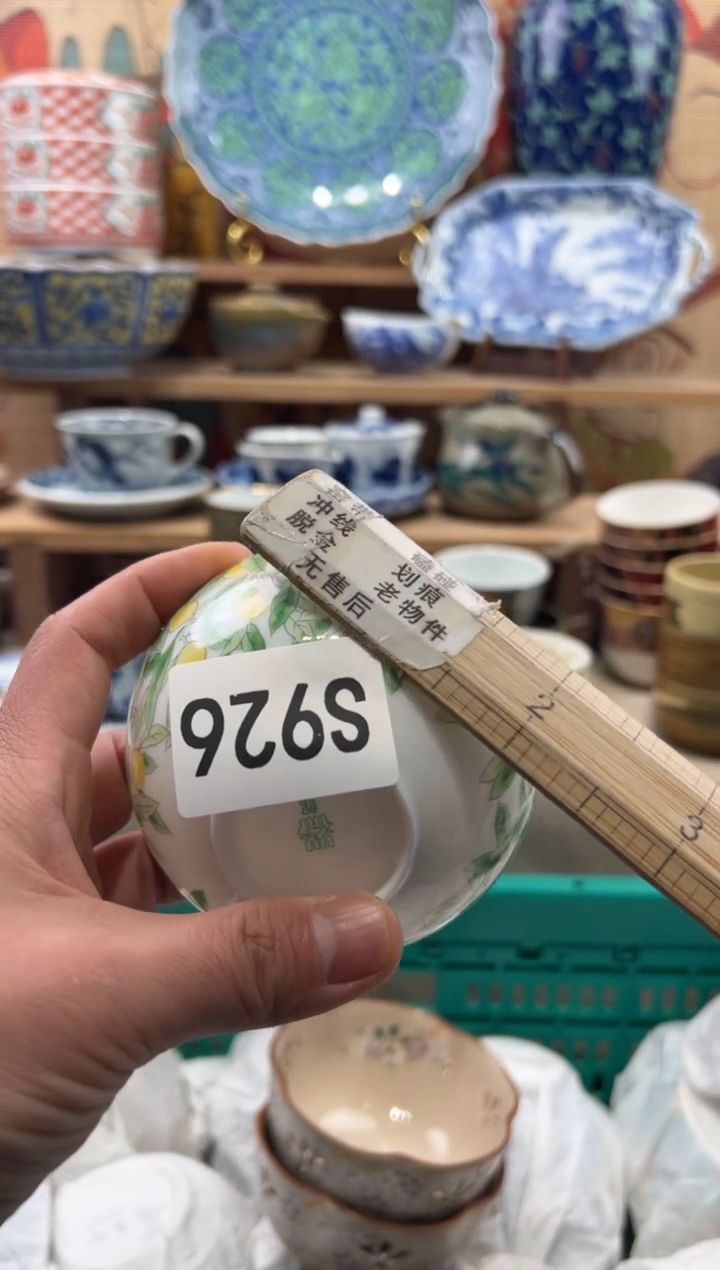 瓷片狮*山瓷片-----S926