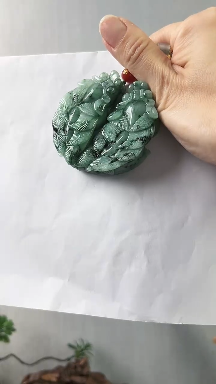 【闪购商品】翡翠颈饰未镶嵌貔貅