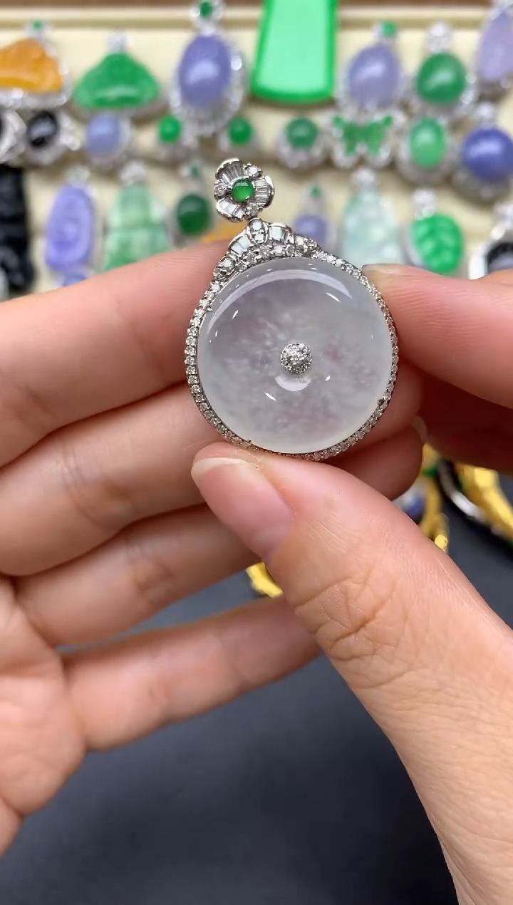 【闪购商品】翡翠颈饰18K金镶嵌282-中国好珍宝