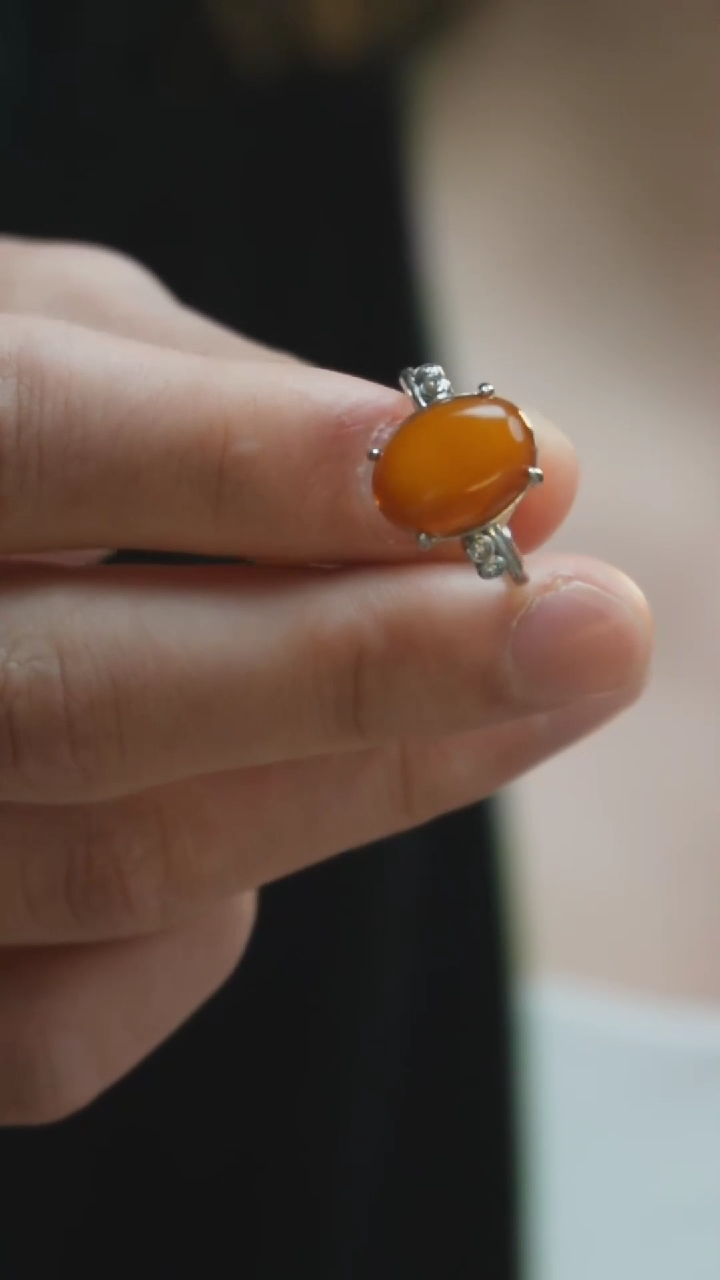 【闪购商品】蜜蜡裸石未镶嵌C61戒指