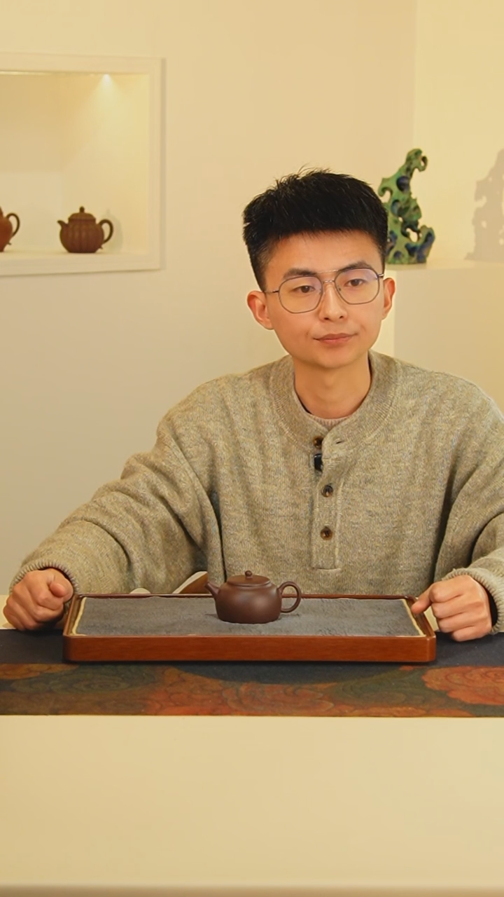 【闪购商品】紫砂茶壶紫泥小桑扁