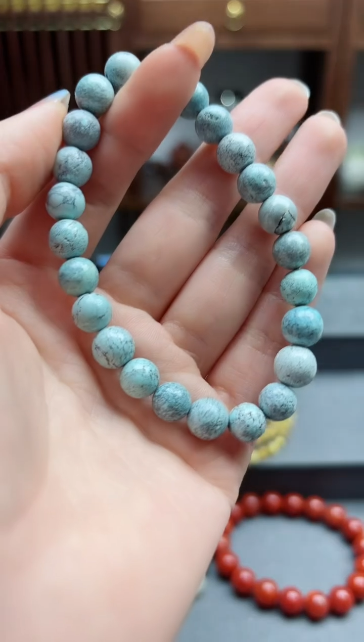 【闪购商品】绿松石手串未镶嵌松石手串 ZD