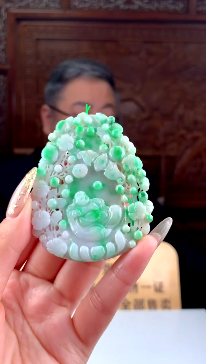 【闪购商品】定制翡翠未镶嵌天然A货翡翠（拍一发一）