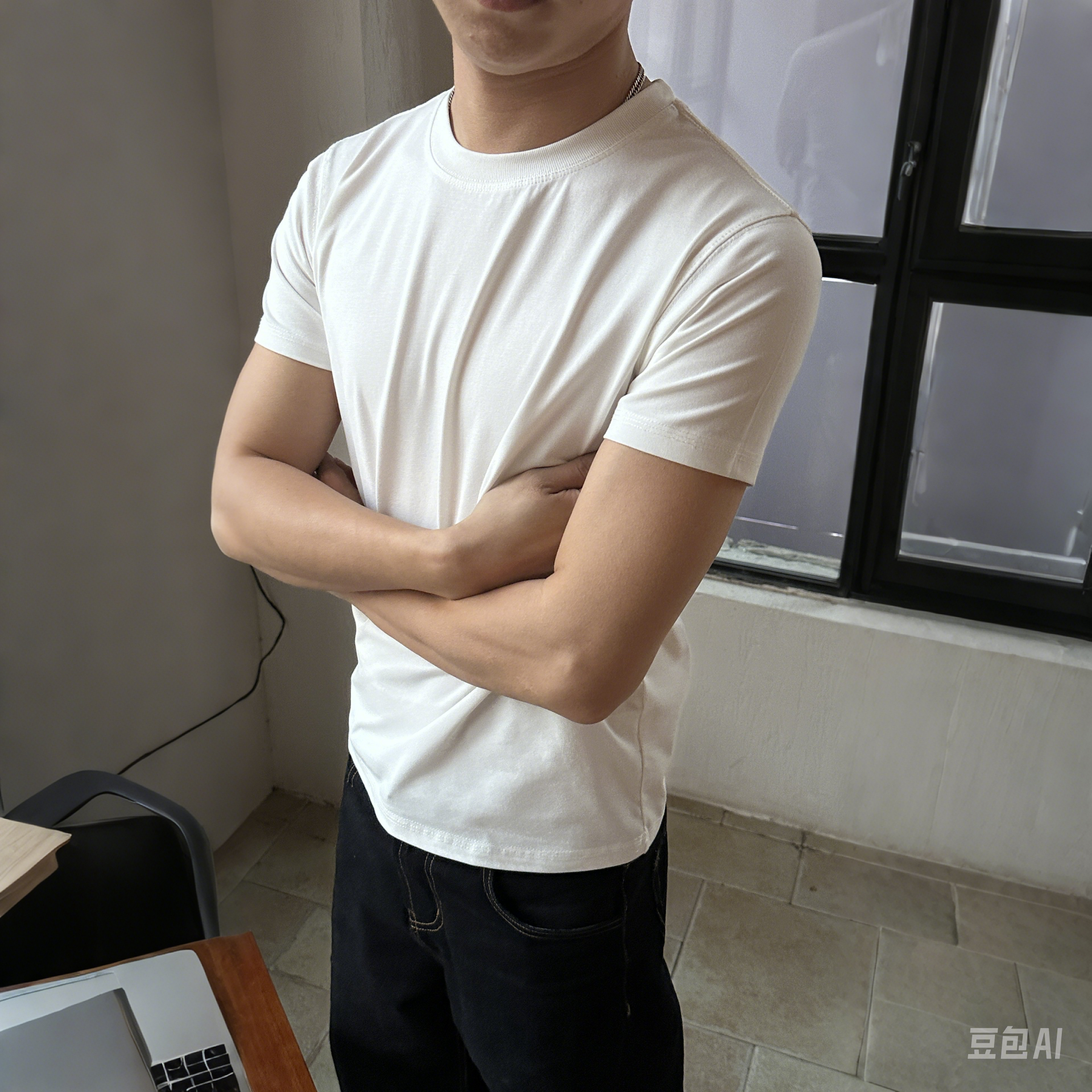 0797SEVEN【猛男版S01】240克T恤夏季吸湿透气上衣t恤修身男生