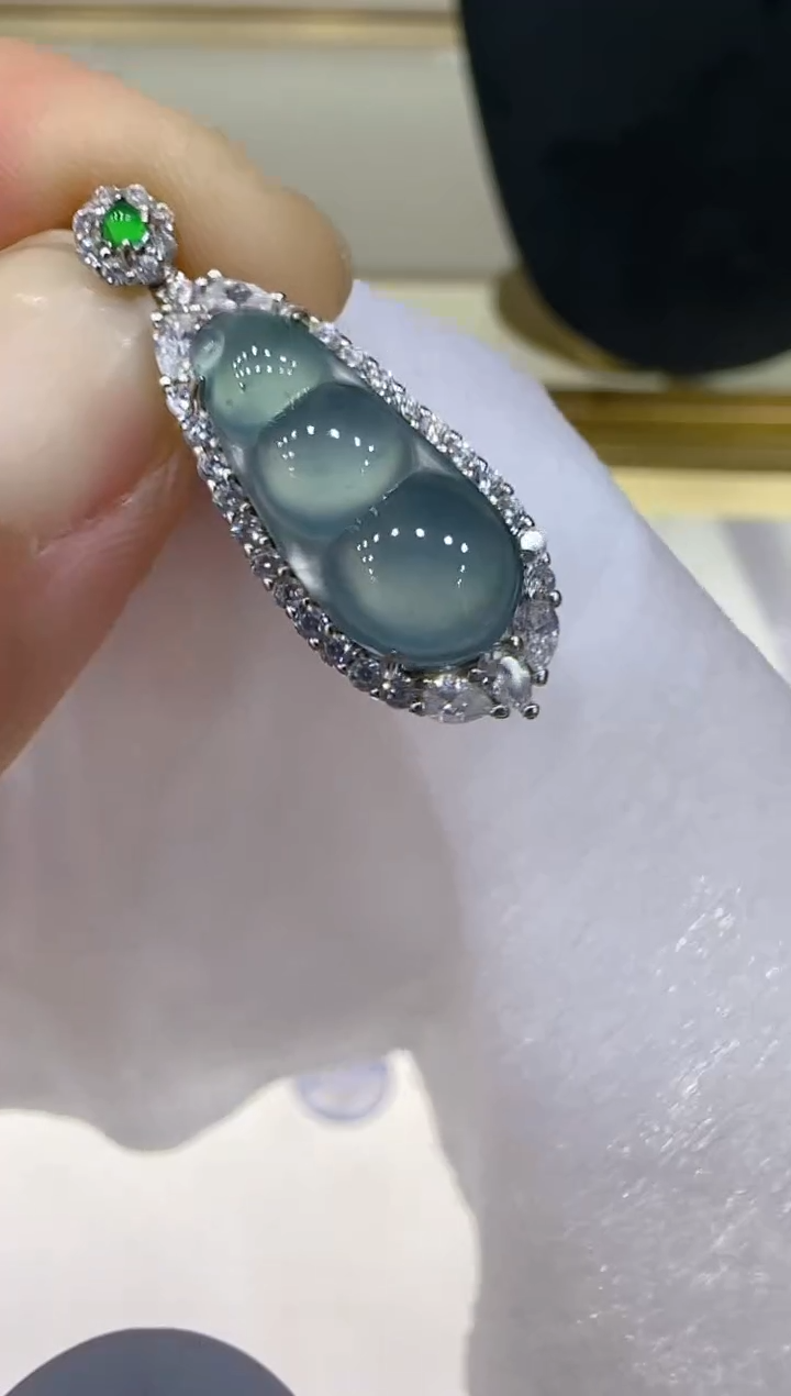 【闪购商品】翡翠吊坠(不含链)银S925镶嵌多样性团购发一件