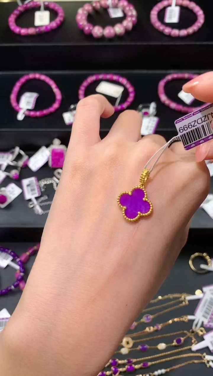 【闪购商品】苏纪石（舒俱来）.足金镶嵌舒俱来吊坠