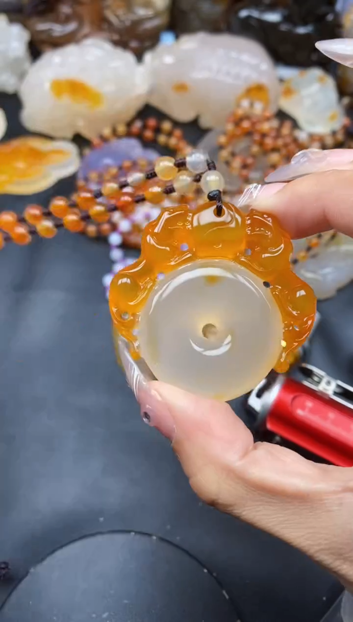 【闪购商品】玛瑙/玉髓颈饰未镶嵌ll