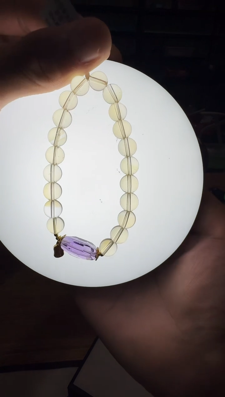 未镶嵌手链水晶晶1393 约8mm