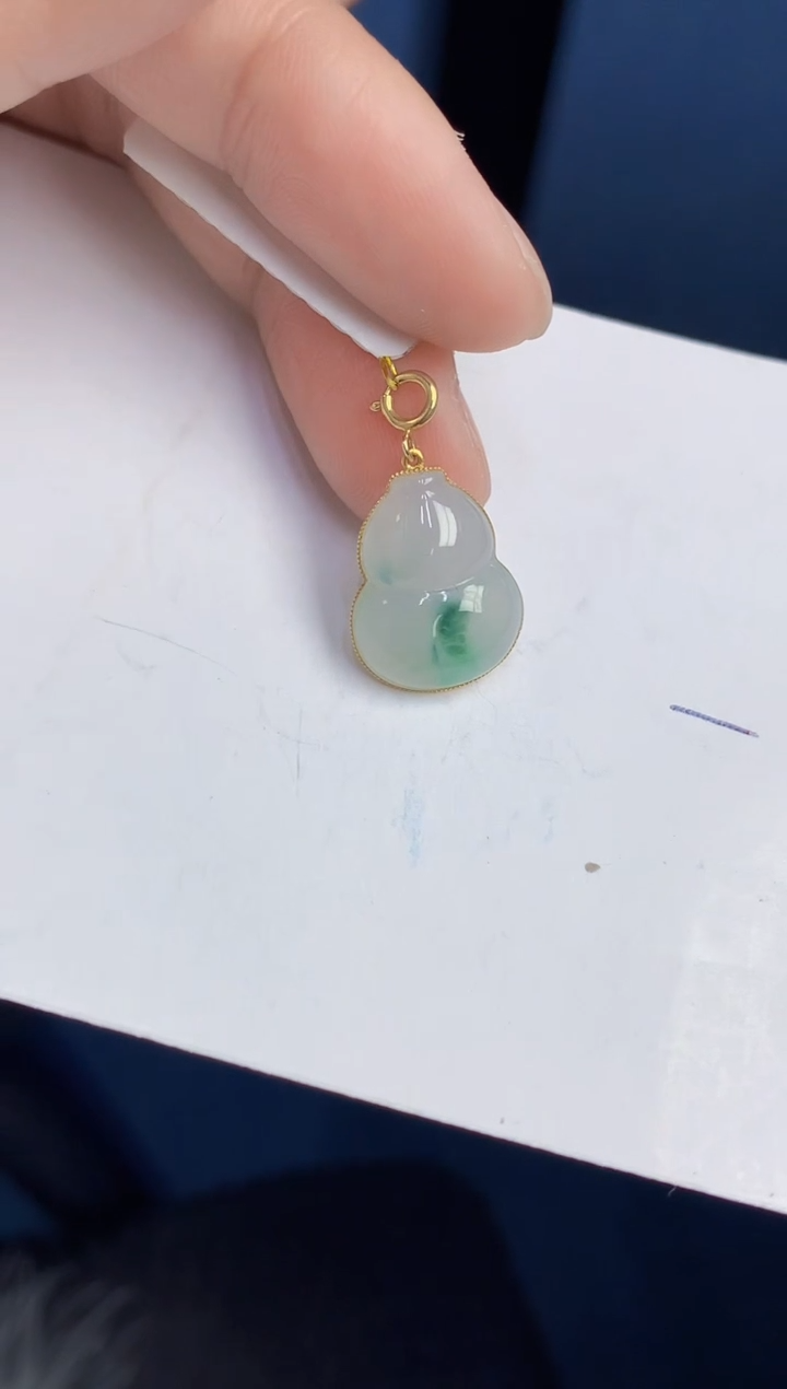 【闪购商品】翡翠颈饰18K金镶嵌000000000